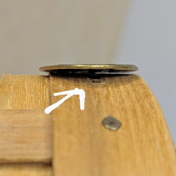 Vintage Peterboro Pretty In Pink  Gingham Liner Woven Small Feminine Basket - Picture 9 of 15